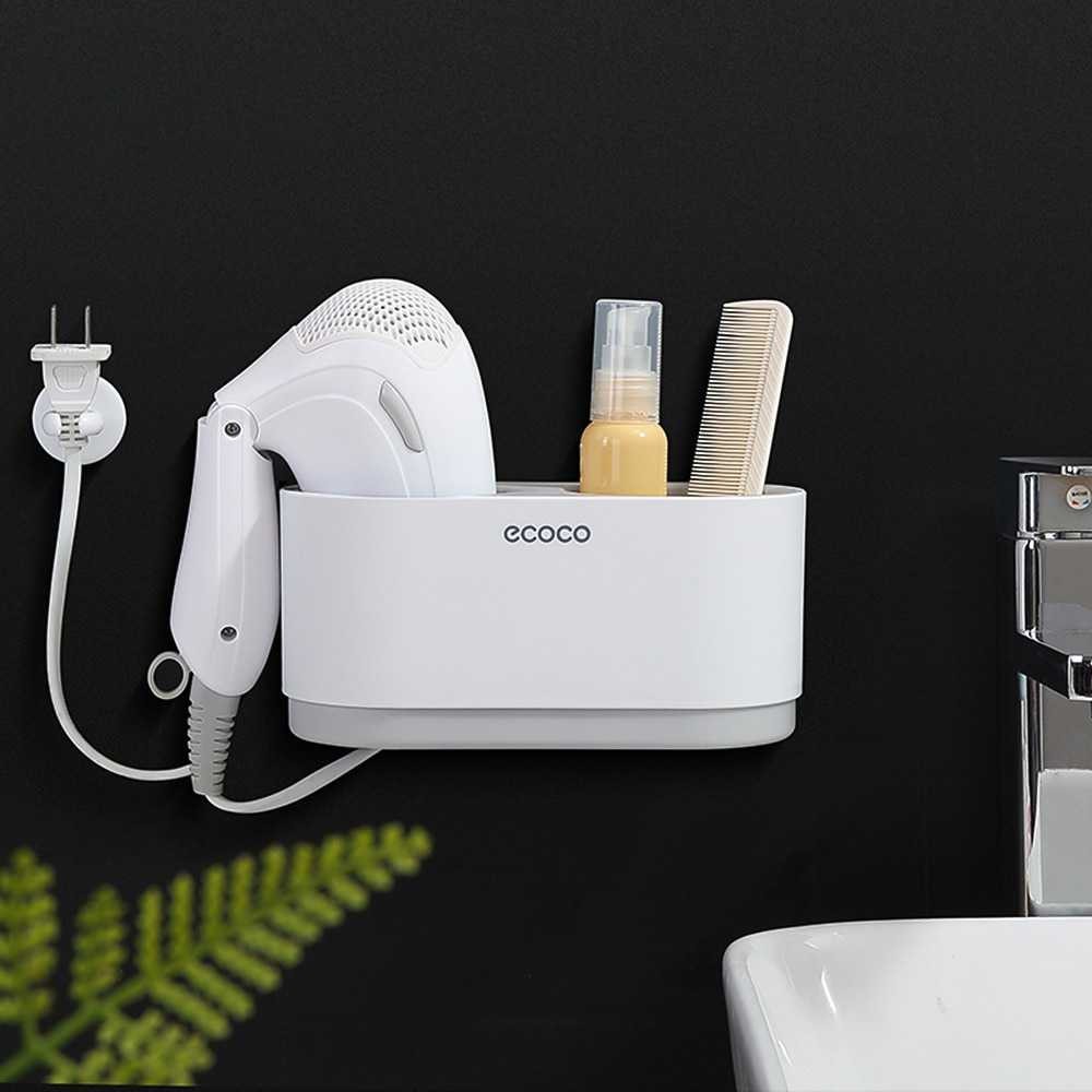 Hot Promo ! ECOCO Rak Holder Hair Dryer with 1 Storage Cup - ECHD1