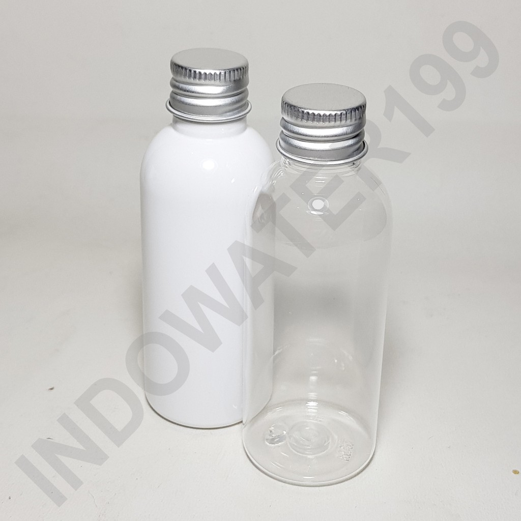 BOTOL PLASTIK PET 60 ML BENING TUTUP ALUMUNIUM