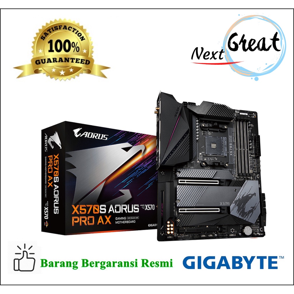 Gigabyte Motherboard X570S AORUS PRO AX ATX 4 x DDR4 Socket AM4