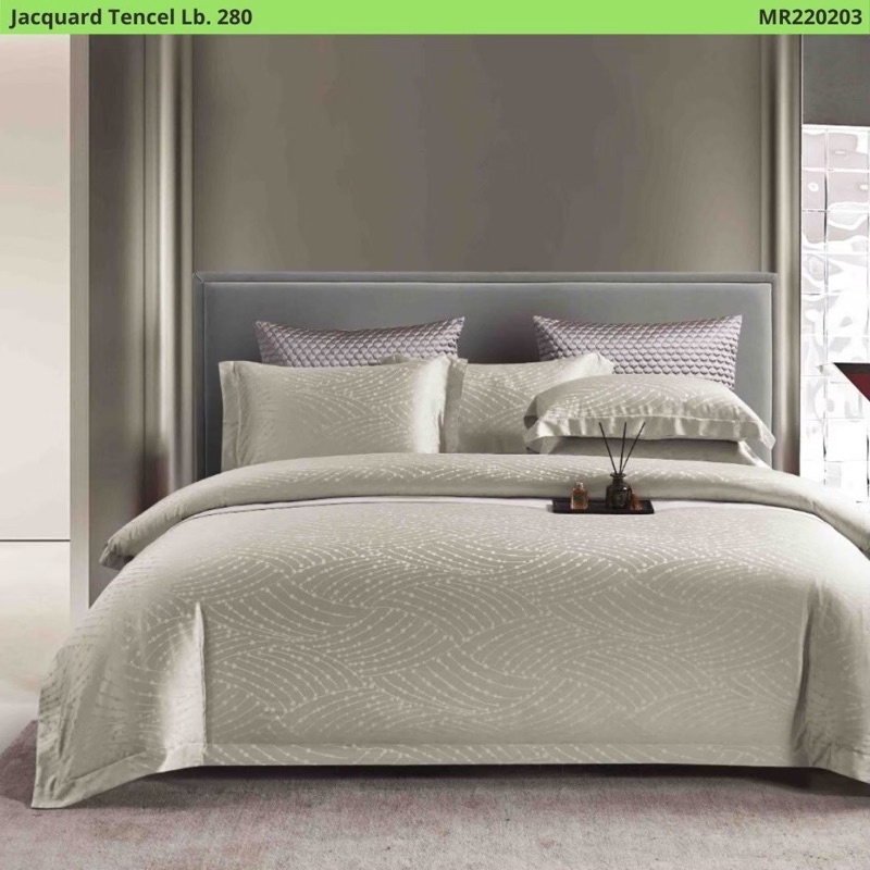 KINSBEDDING  Sprei Tencel Jacquard Sprei Tencel Organic (Tensel Organik / Sprei sutra organik)