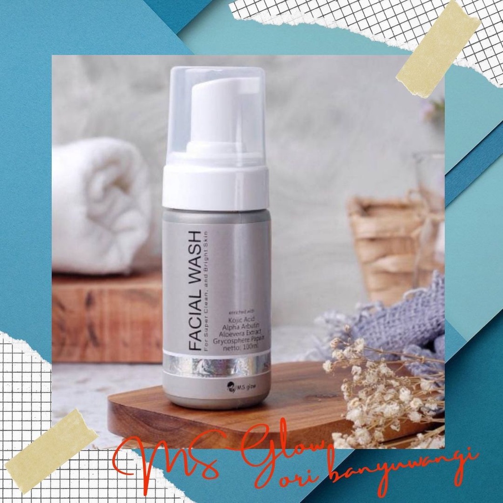 MS Glow Facial Wash/ MS Glow Banyuwangi/ MS Glow ori
