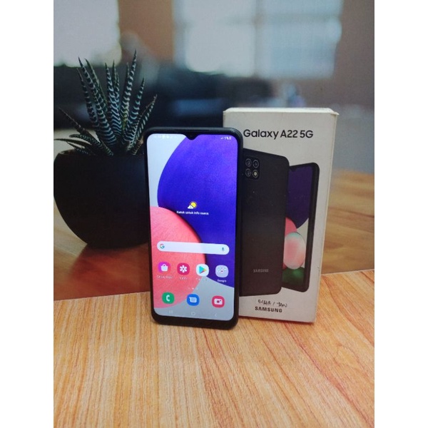 samsung galaxy a22 5G 6/128gb second full set