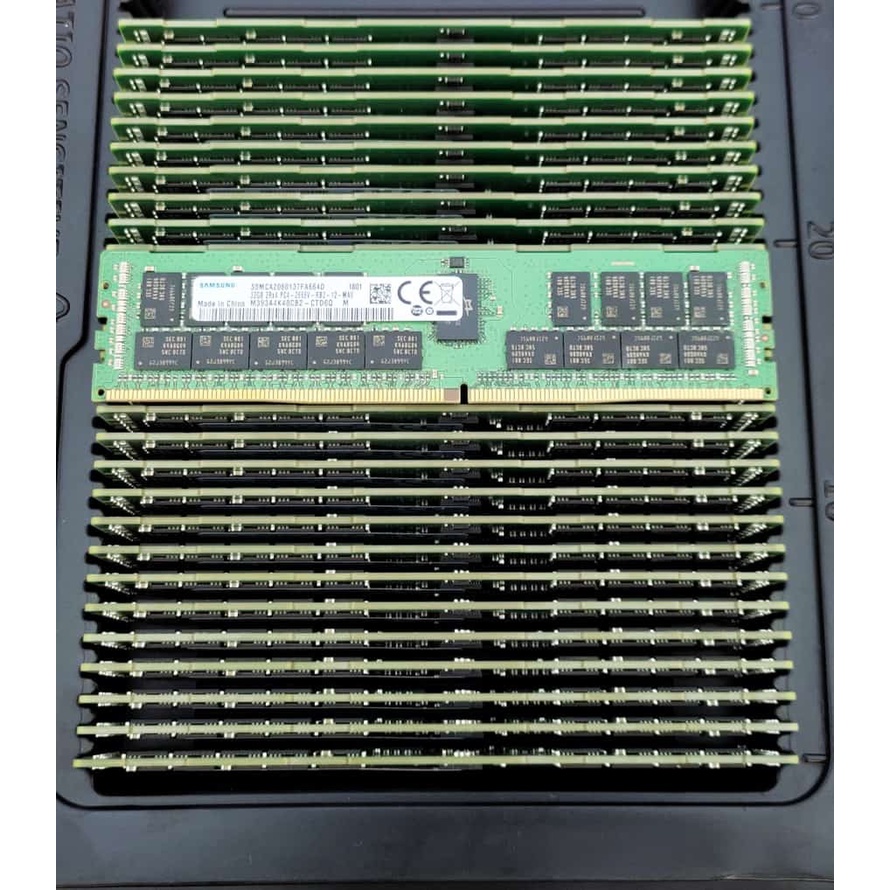 Samsung DDR4 32GB 2Rx4 PC4-2666V-RB12 ECC RDMM PN M393A4K40CB2-CTD6Q