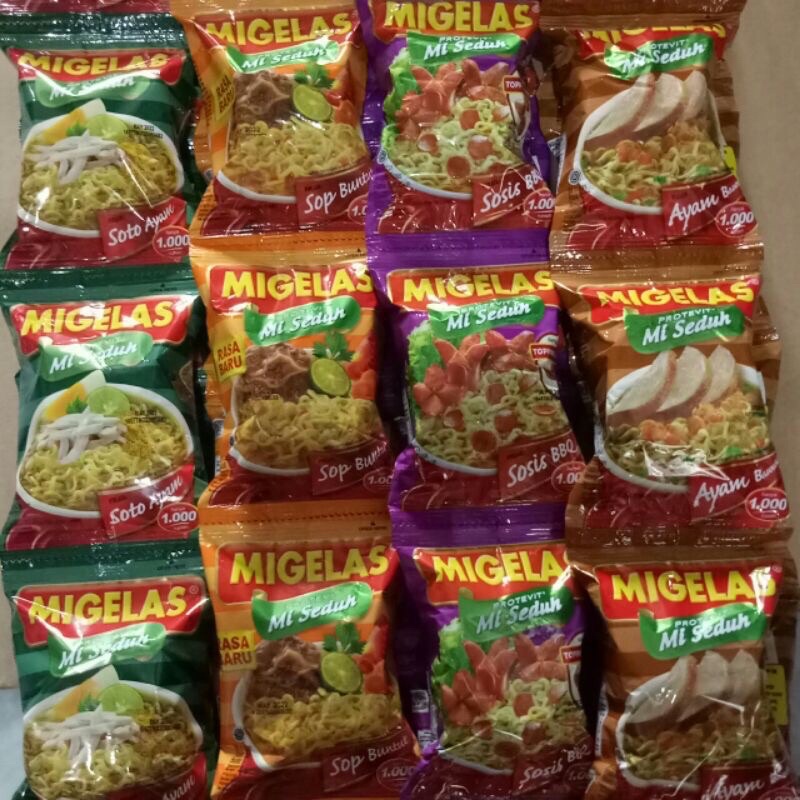

Migelas 1000Protevit 10 + 5 Bungkus MIE GELAS