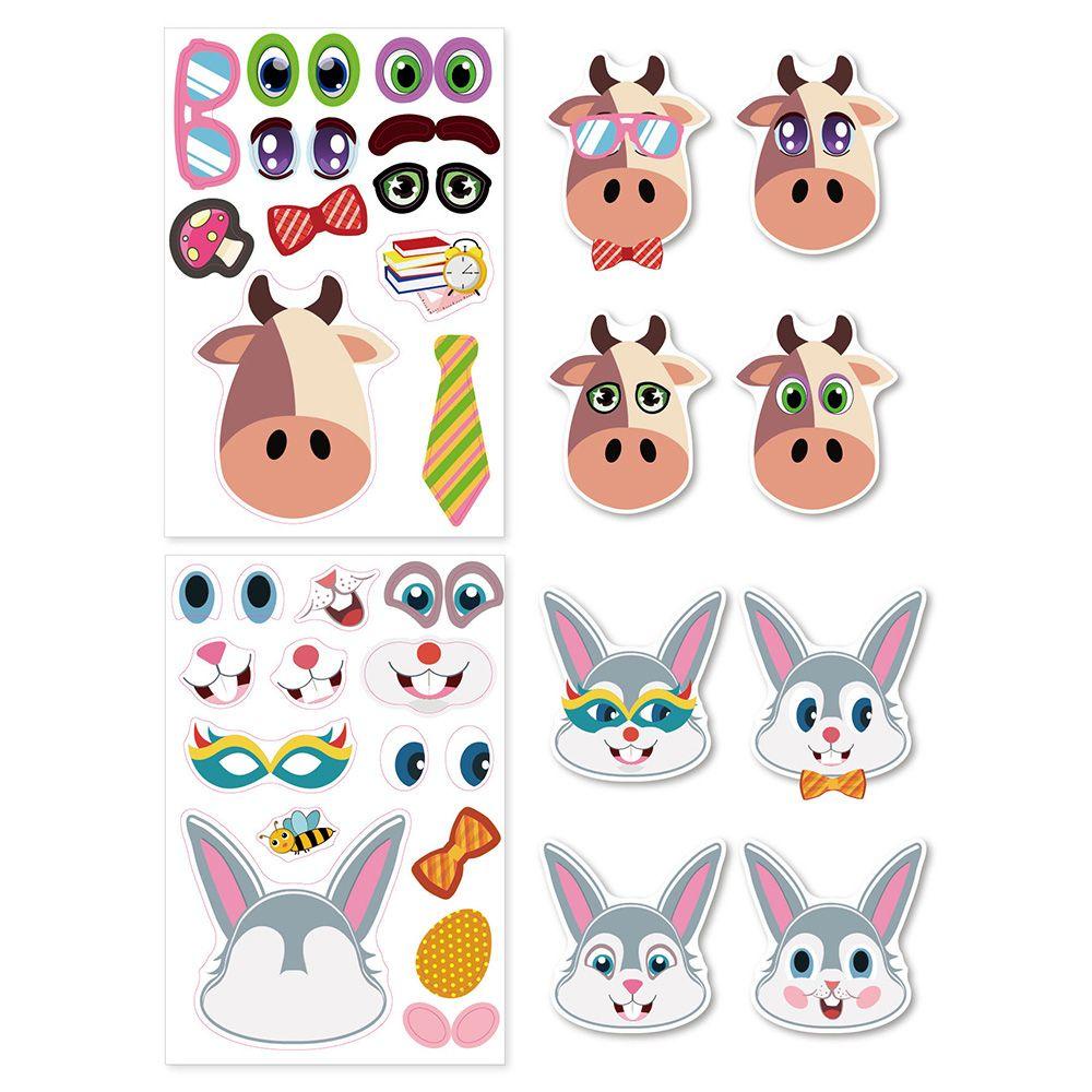R-flower Mainan Edukasi Puzzle Stiker Motif Bunga Untuk Anak Belajar Membaca