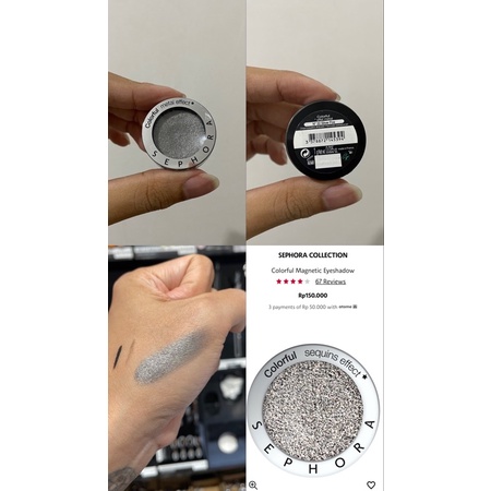 Sephora Colorful Mono Eyeshadow Metal Effect