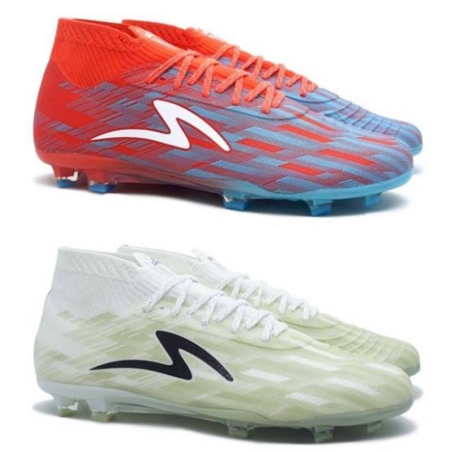 Sepatu Bola Specs Accelerator Lightspeed II 2 Elite MX FG - Flame White Olive Original