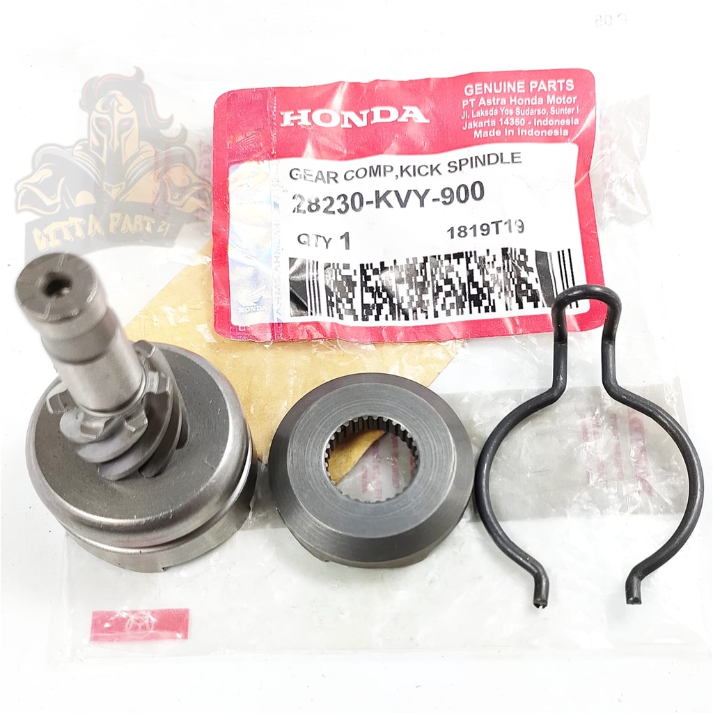 KICK STATER GEAT GIGI PINION HONDA KVY KUALITAS ASLI ORIGINAL HONDA PRESISI AWET DAN DIJAMIN MANTAP SCOOPY KARBU SPACY KARBU VARIO 110 KARBU BEAT KARBU