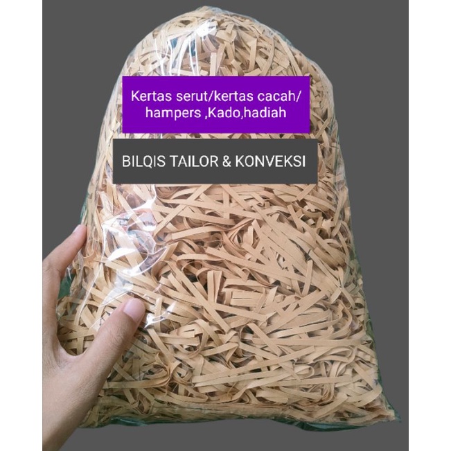 

KERTAS SERUT,KERTAS CACAH , HAMPERS,BINGKISAN ,KADO,100 -200gram