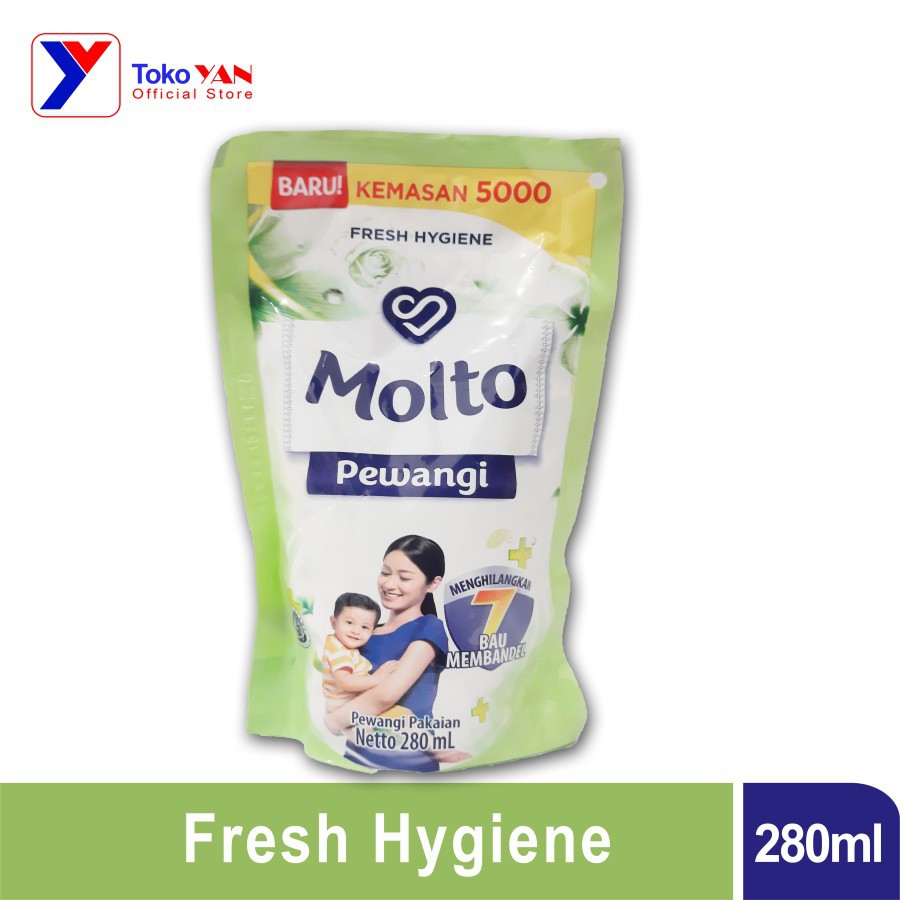 Molto Pewangi Pakaian Fresh Hygiene 280ml