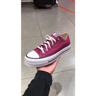 red platform converse shoes