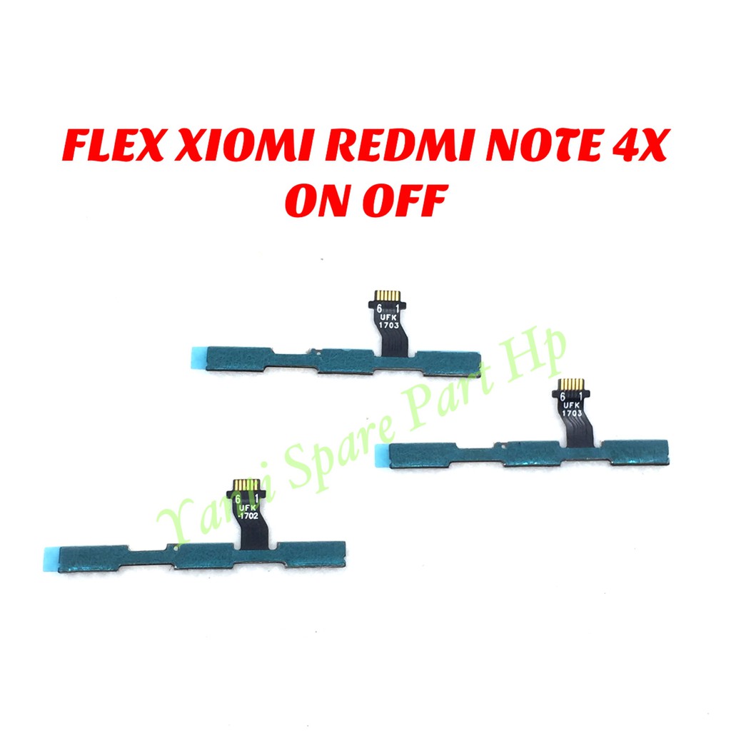 Flexible On Off Xiaomi Redmi Note 4x Snapdragon Original Terlaris New