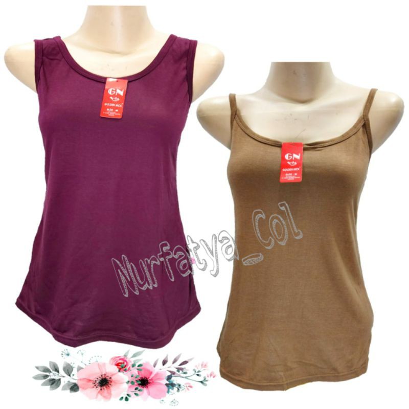 Tanktop Wanita Golden Nick Kaos Dalam Wanita