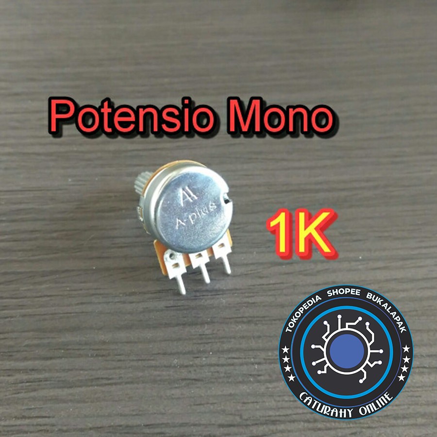 potensio mono 1k potensiometer 1 k meter kilo ohm