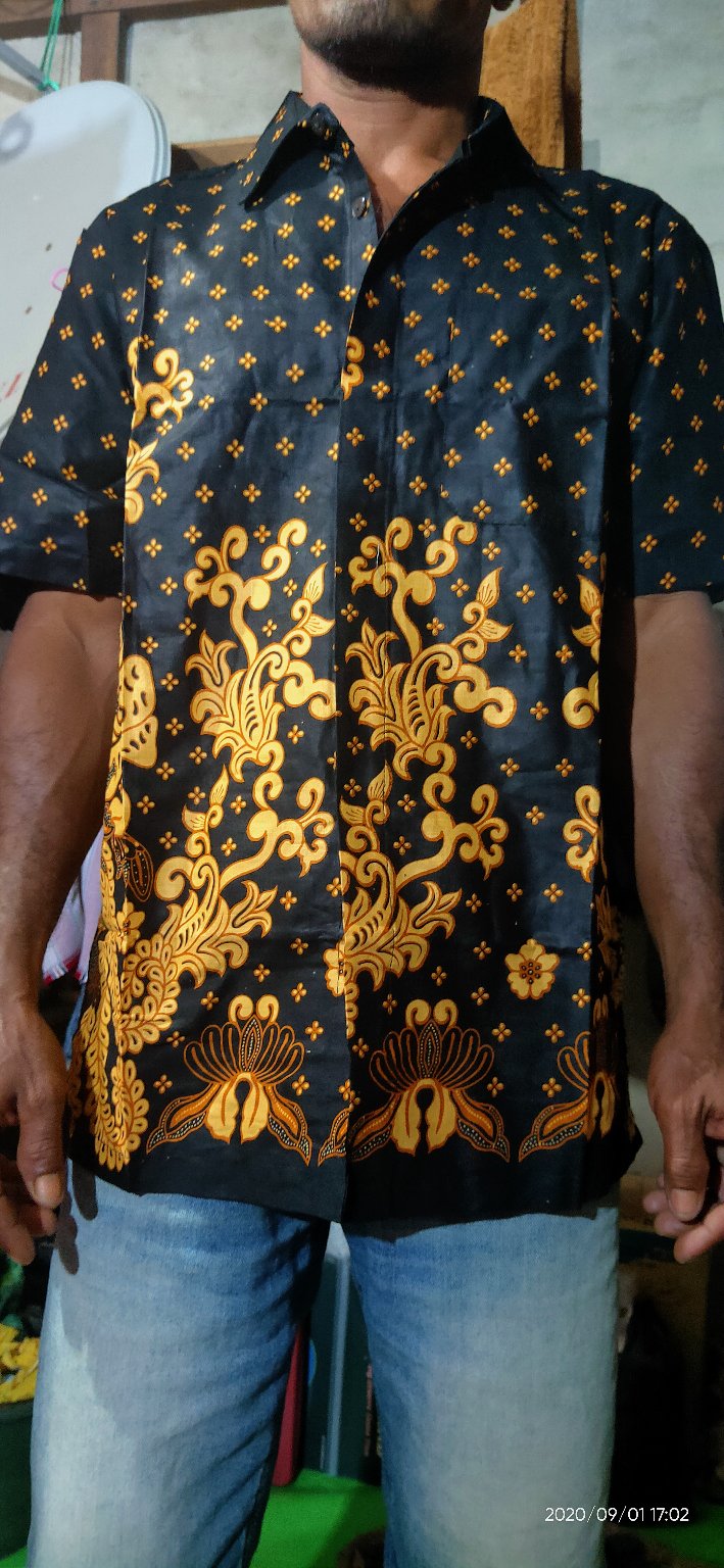 Kemeja Mega Biru Dan Merah