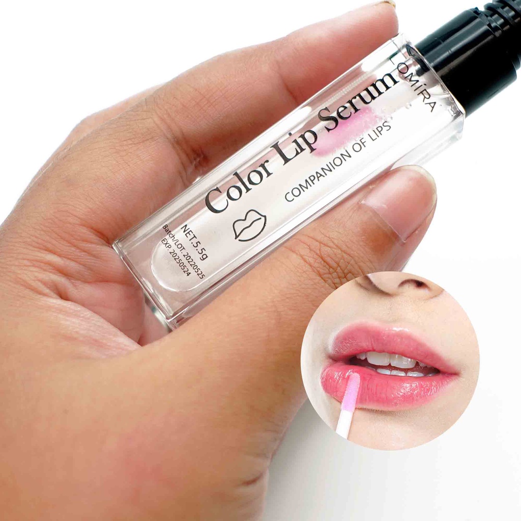 Lomira COlor LIp Serum Bibir Pelembab Bibir Warna Alami Lip Care BPOM