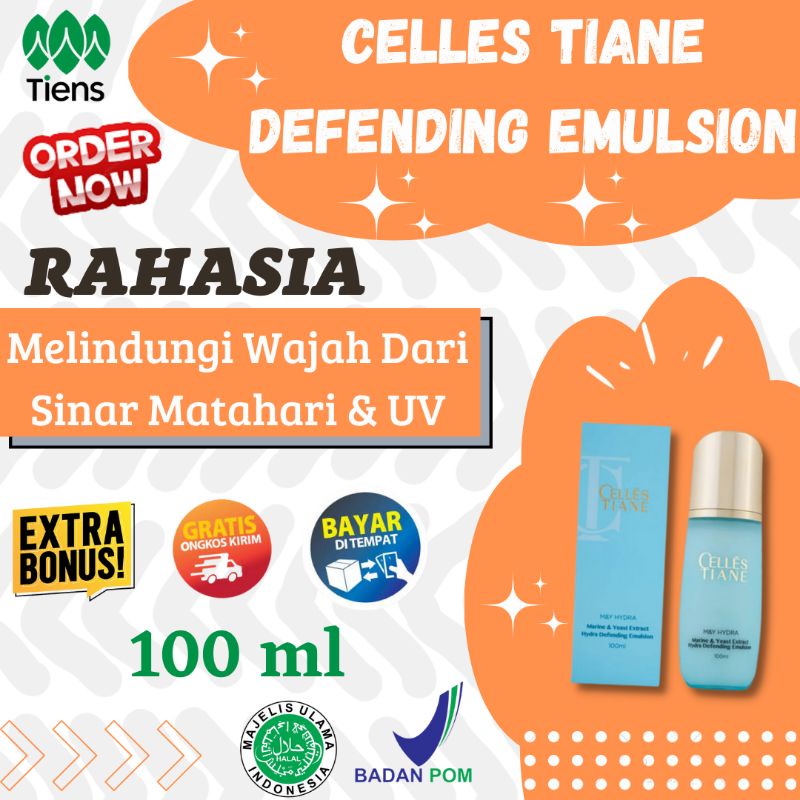 CELLES TIANE M&Y EXTRACT HYDRA DEFENDING EMULSION ~ SKINCARE PERAWATAN WAJAH GLOWING TERBAIK ORIGINA