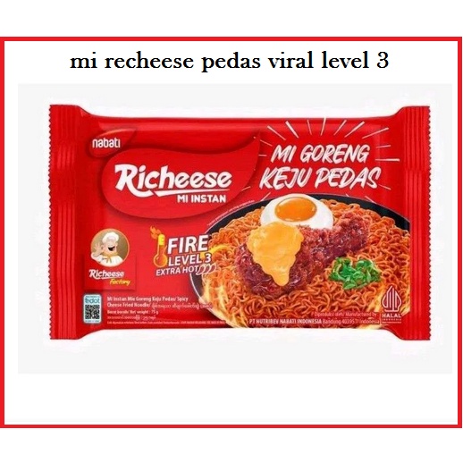 Mie Viral Mie Recheese Level 3 Extra Pedas