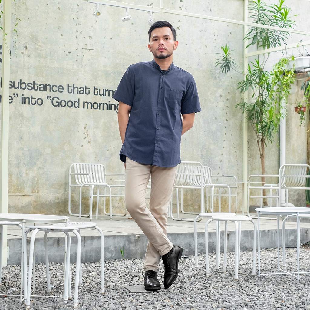 Wilmer Series | Sepatu Pantofel Hitam Pria Casual Kerja Cowok Oxford Longwing Wingtip Pantofel Laki | Lvnatica x FORIND