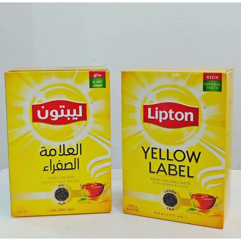 

Tea Lipton Black Tea Arabic tea 200g