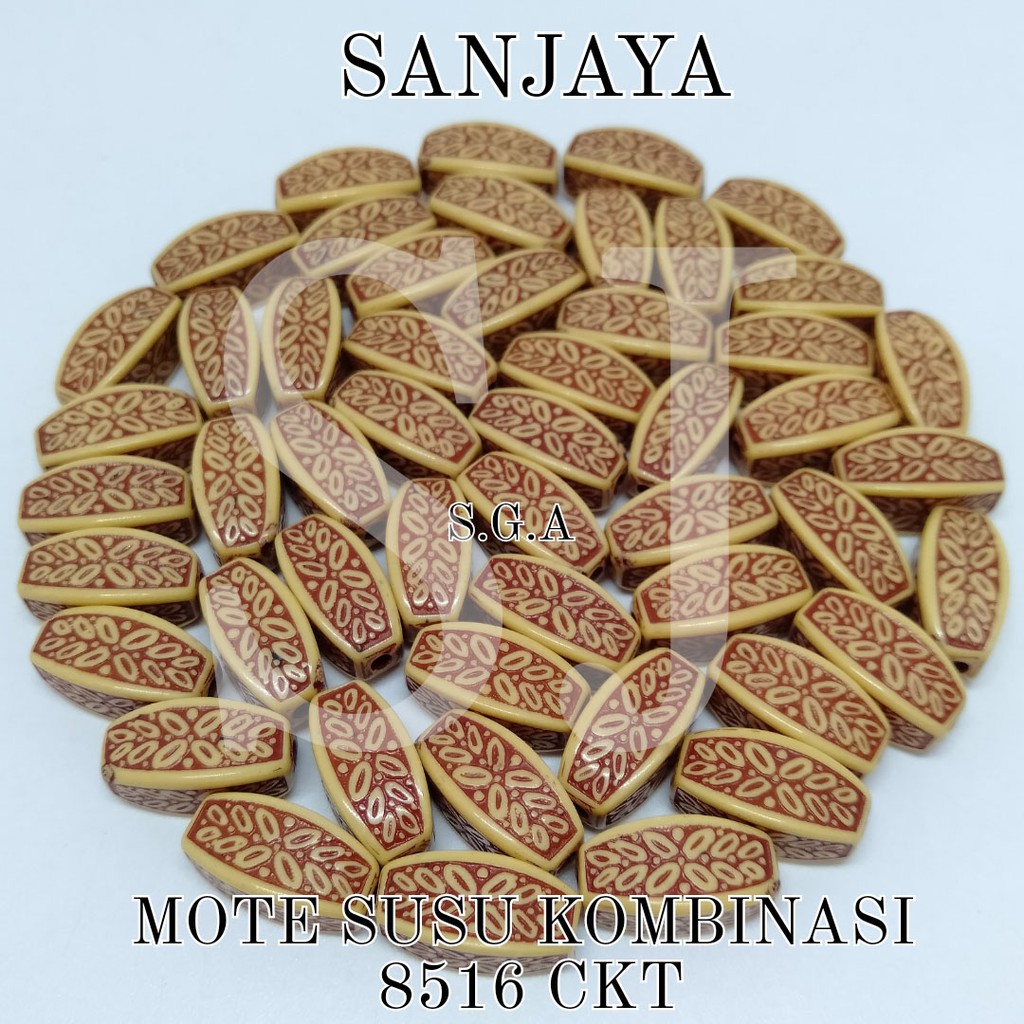 MANIK SUSU / MOTE SUSU / MANIK COKLAT / MANIK OVAL / MANIK COKLAT OVAL / MOTE SUSU KOMB. OVAL 8516 CKT