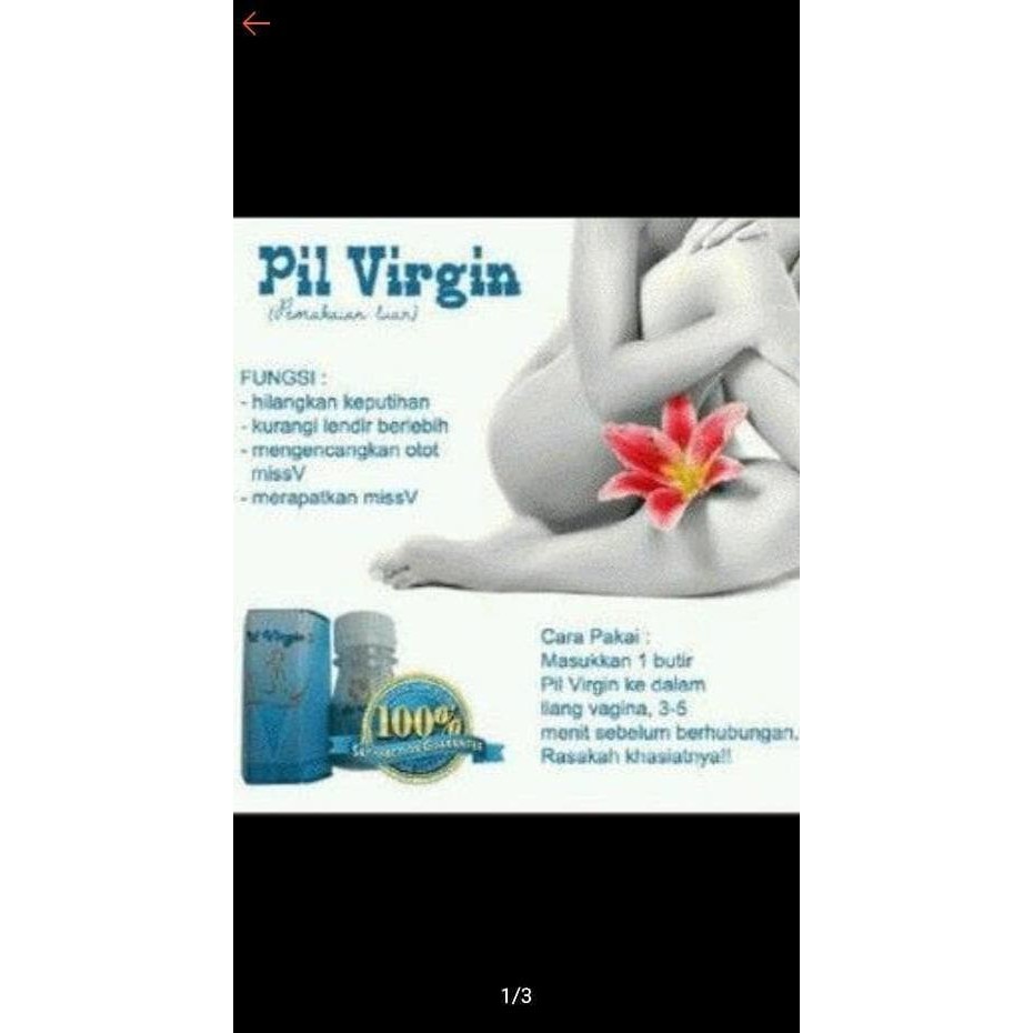 superpromo TERMURAH DISINI - new pil virgin ( botol biru ) original 1000 % ( garansi uang kembali )