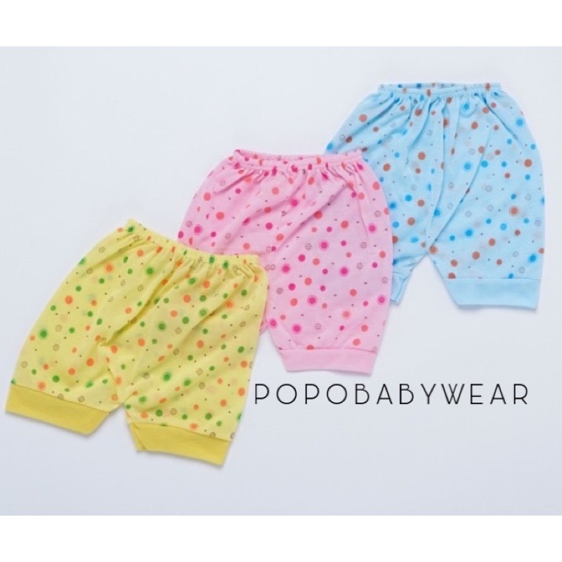 Celana Pendek Bayi NB (1pcs/3pcs/6pcs)