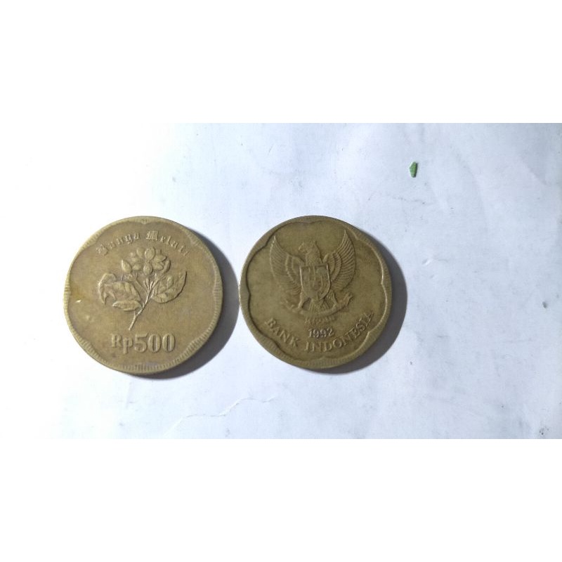 Uang Koin jadul 100 & 500
