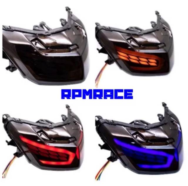 Stop lamp Lampu Stop Yamaha Nmax Led Sein Run Way  Free Flasher Sein Buat Lamp Kedip