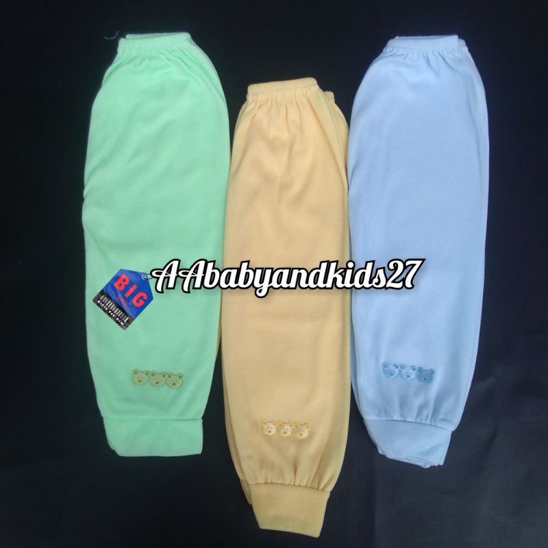 Dolphin 3PC Celana Panjang Bayi Polos Bahan Lembut Berkualitas Ukuran M L XL