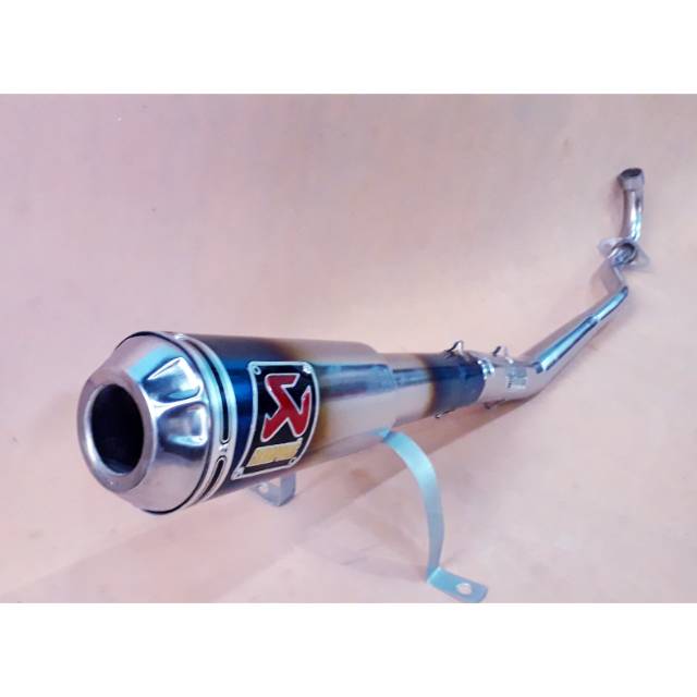 Knalpot Racing Akrapovic Supra x,Jupiter z ,Shogun, Vega