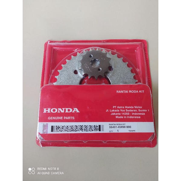 GEAR SET HONDA BLADE LAMA/BLADE NEW/REVO FI/KODE KWW