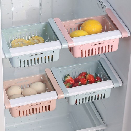 SLIDING RACK Rak Kulkas - Rak Laci Tambahan Kulkas Food Storage