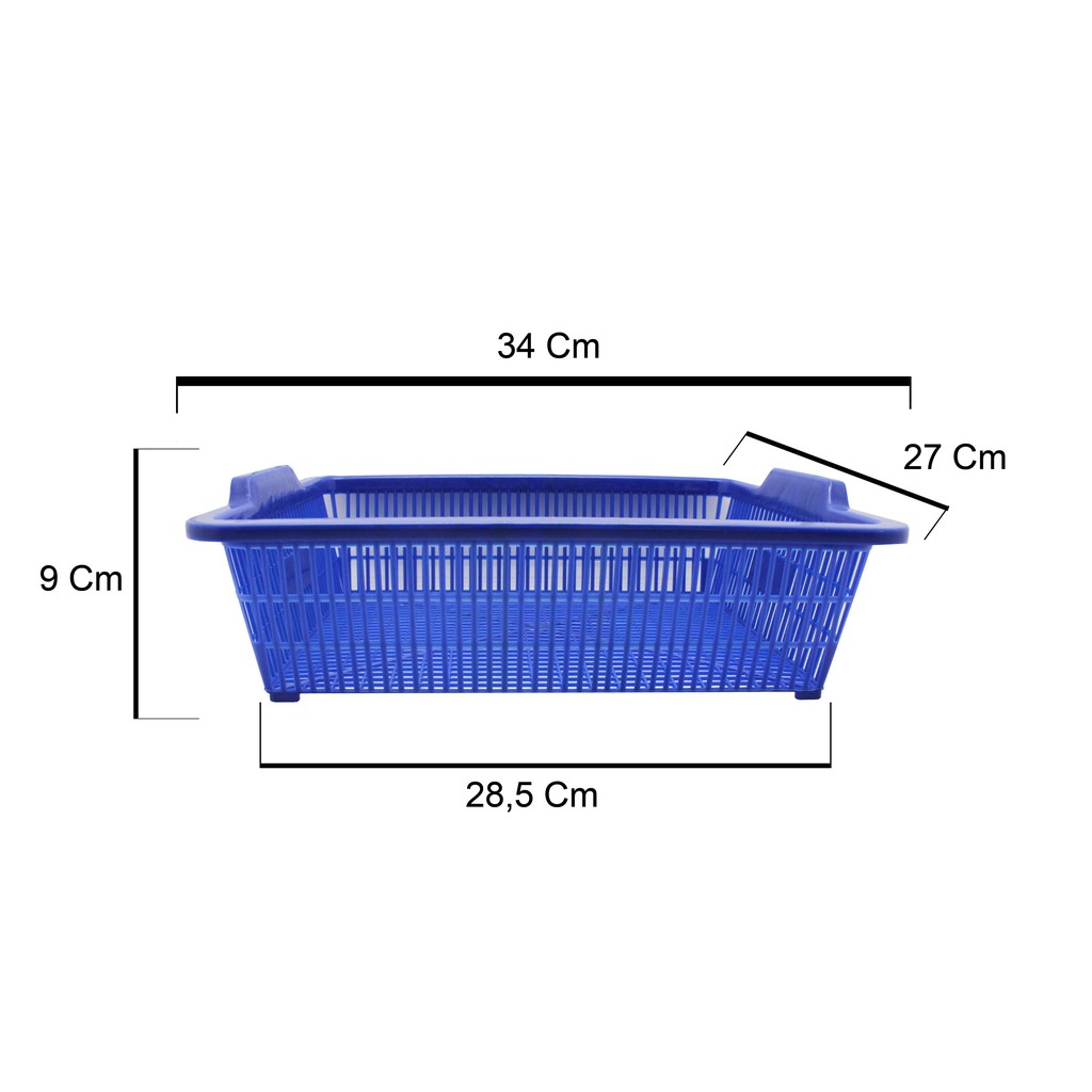 Tempat Surat Ukuran M / Keranjang Plastik Serbaguna Buah dan Sayur