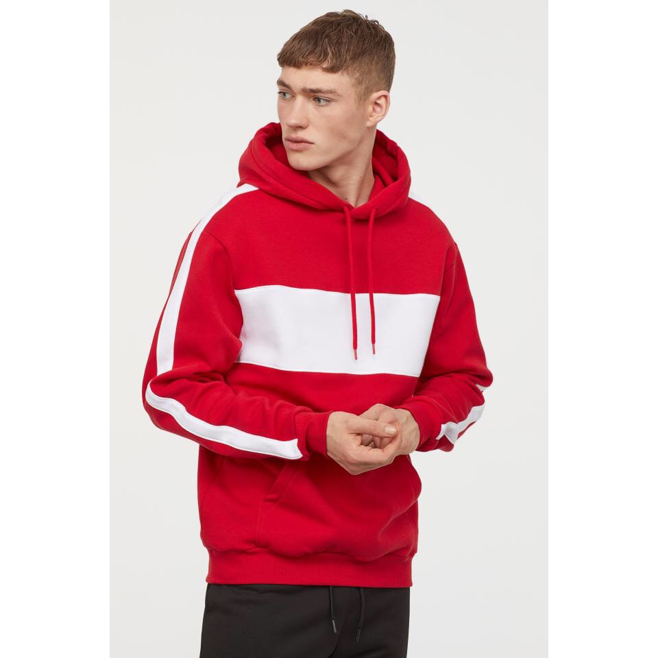 h&m mens pullover hoodie