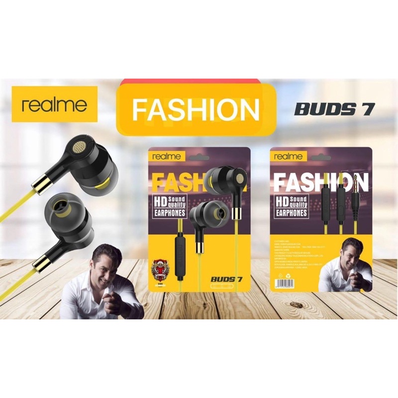 PROMO PRIORITAS HANDSFREE REALME BUDS7 SUPER STYLE HEADSET STEREO EARPHONE PURE SOUND