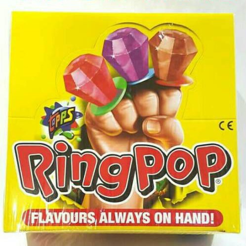 

Permen Ring Pop Box isi 24 Pcs / Ring Pop Permen Cincin Aneka Rasa Buah Tropical 24S