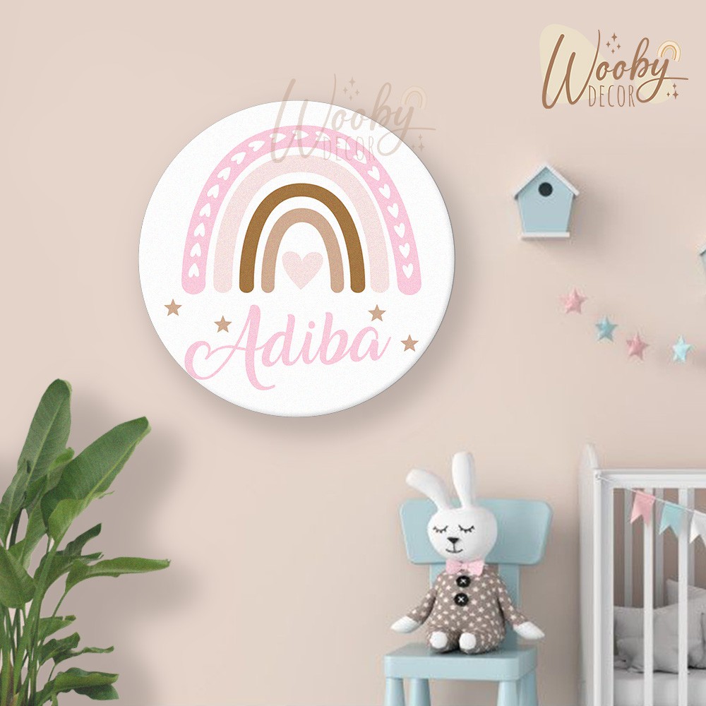 RL Custom Papan Nama Timbul Anak Bayi Hiasan Dinding Wall Decor Kamar Anak Bayi Kado Gift