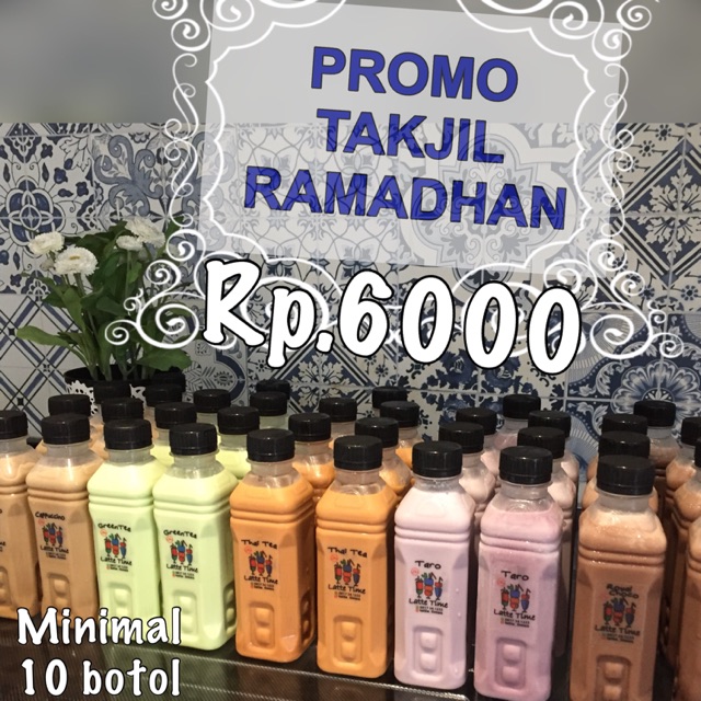 

PROMO RAMADHAN Thai tea enak green tea choco coffee latte