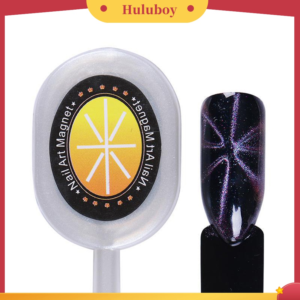 Huluboy Huluboy♡ Papan Magnet Bentuk Daun Bergelombang Untuk Kutek Gel UV Nail Art DIY