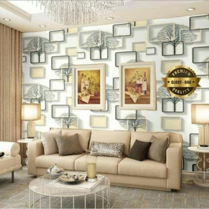  Wallpaper Dinding Ruang Tamu Minimalis 3d 