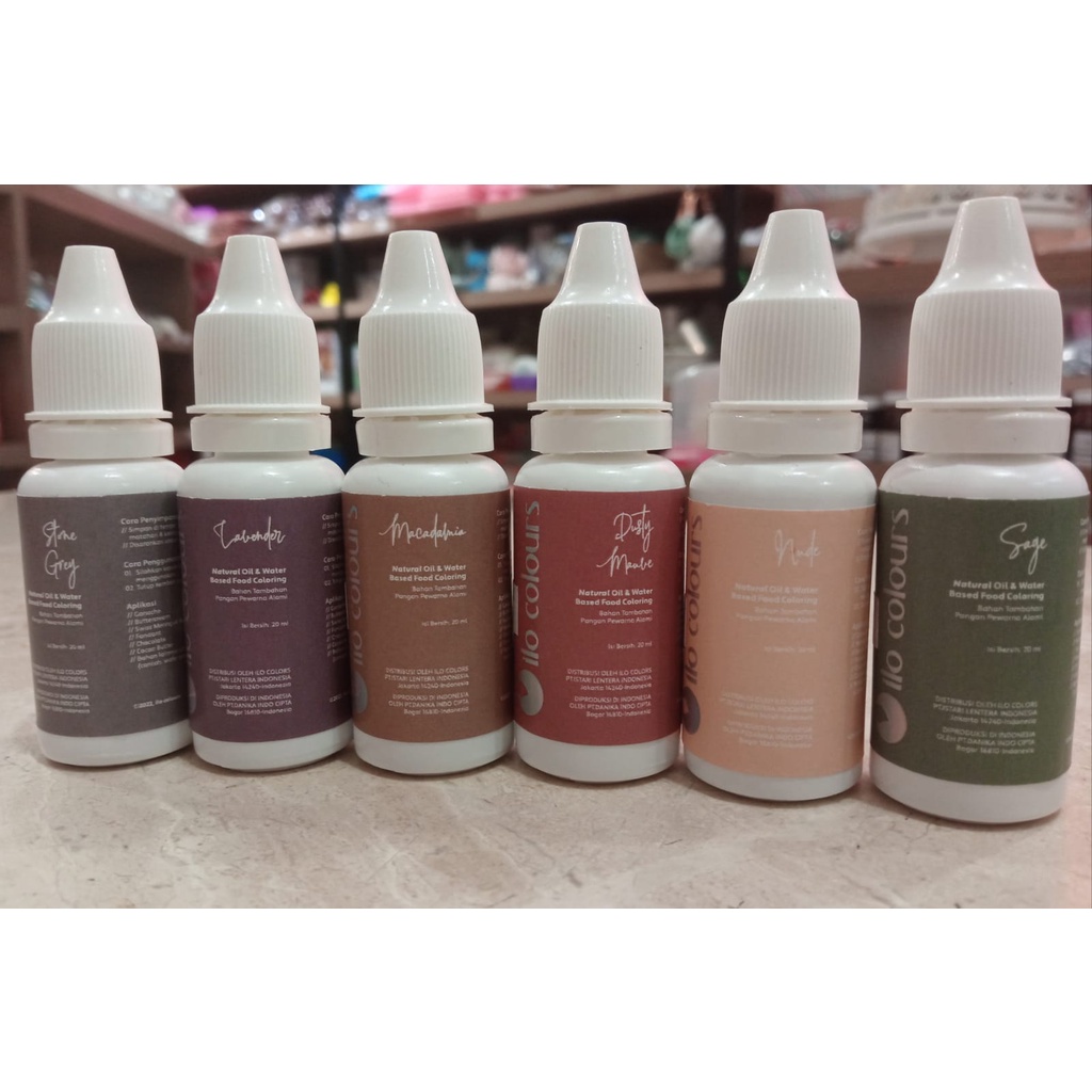 

I ILO COLOURS - FOOD COLORING PEWARNA MAKANAN LAVENDER 20ml