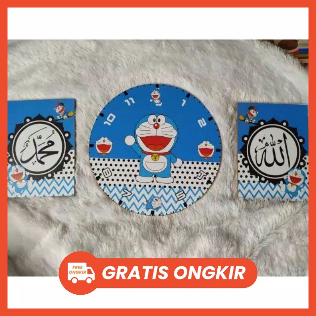 SET JAM DINDING KARAKTER / JAM DINDING KALIGRAFI