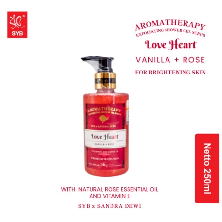 SYB Body Lotion |Shower Gel Scrub Love Heart 250 ml