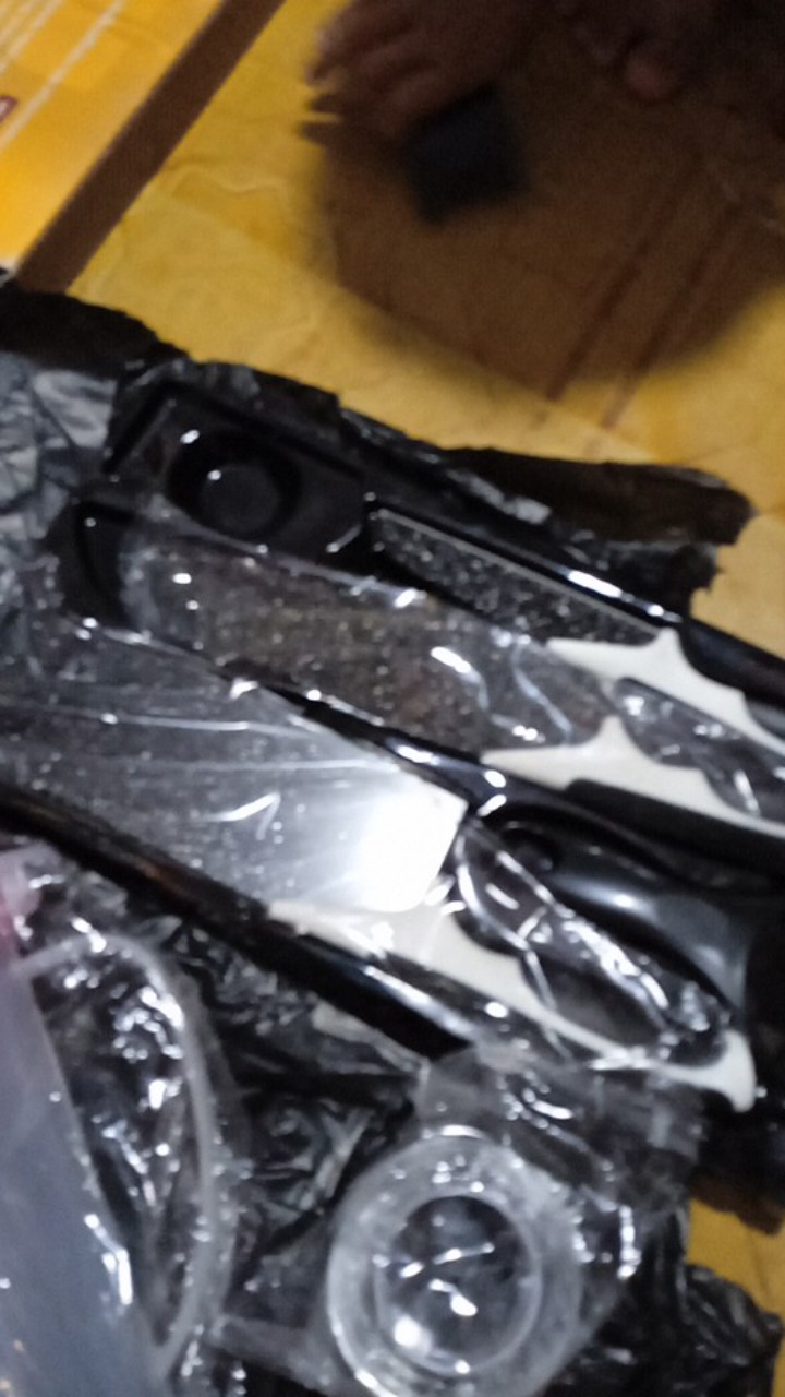 [ J13 ] Pisau Hitam Set 5 In 1 / Pisau Dapur Set Serbaguna J13