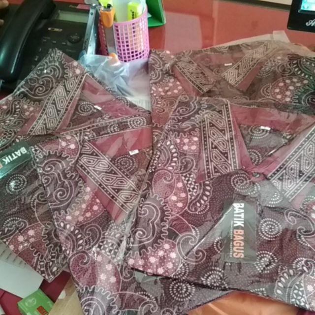 Harga Promo!! Kemeja Pria Batik Motif Banyamuk Dan Sekar Jagad