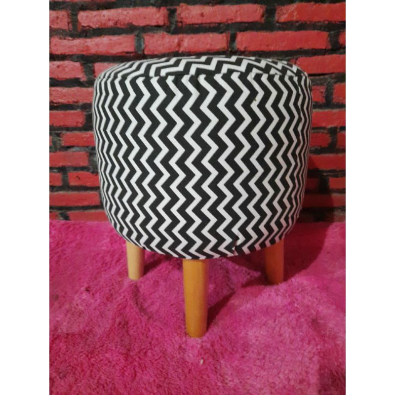 Stool puff / stool bulat terbaru - JW Furniture