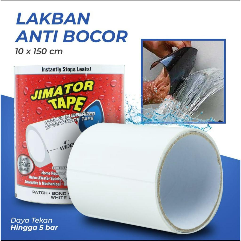 Lakban jimator AntiBocor Waterproof Strong Leak Repair Tape10 x150cm kuat /tahan lama