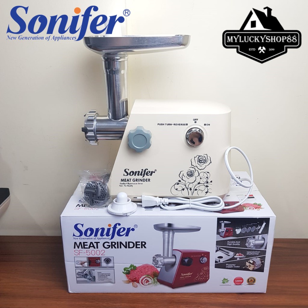 Meat Grinder Electric SF5002 - Sonifer SF-5002 Mesin Penggiling Daging