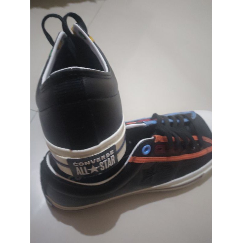 Converse Original Star Player OX Black Leathet